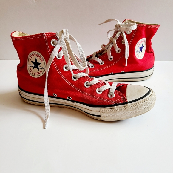 red converse womens size 8